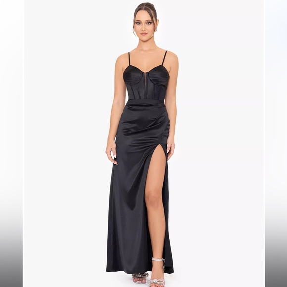 Blondie Nites Black Corset Dress